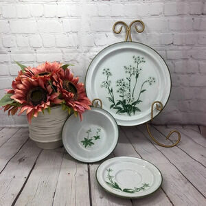 vintage Mountain Flowers Green by NORITAKE bundle choice of bowl or plate